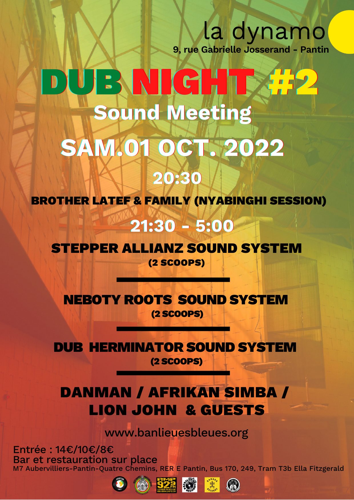 Galian Dub Festival – Botmeur (29) – 9 et 10 septembre 2022 – Traditionnel Sound System Culture 100% BZH !