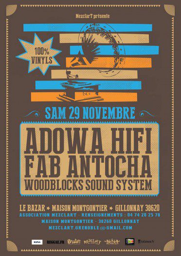 Adowa Hi-Fi + Fab Antocha + Woodblocks Sound System