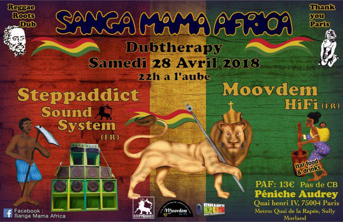 Sanga Mama Africa + Moovdem Hifi + Steppaddict Sound System