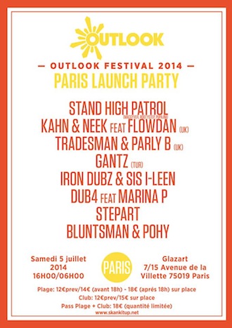 SKANK IT UP : Outlook Festival Launch Party !