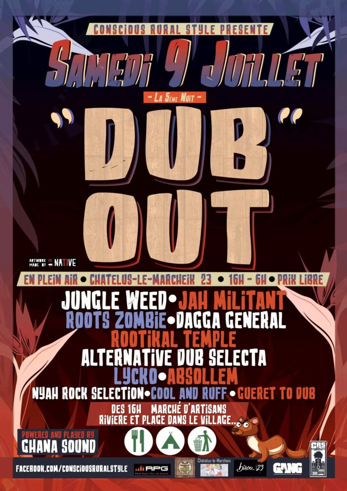 Anawak Lab feat. Murray Man – Ruff Road – Du pur Roots, spirituel et conscious, sur un 7″ du label Blackboard Jungle !