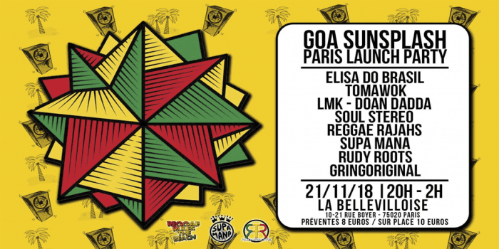 Goa Sunsplash - Paris Launch Party