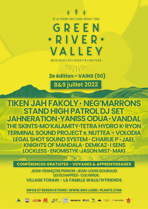 Dub Camp Festival 4ème édition – 13,14,15 et 16 Juillet 2017 – Lac de Vioreau, Joué sur Erdre (44)