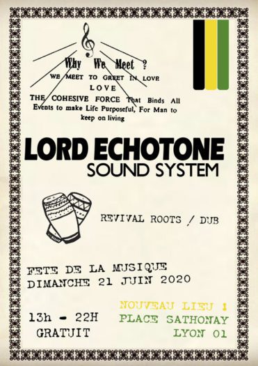 Fête de la Musique – Lord Echotone Sound System @ Lyon