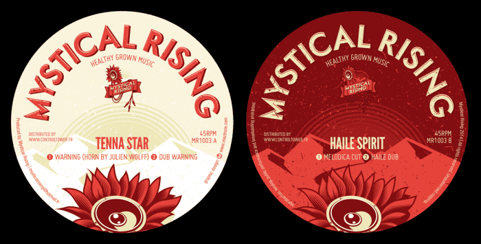 Mystical Rising feat. Tenna Star - Warning / Haile Spirit - 12" Mystical Rising