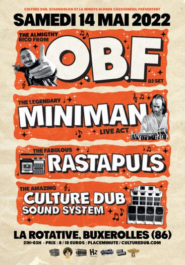 O.B.F + Miniman + Rastapuls + Culture Dub Sound System