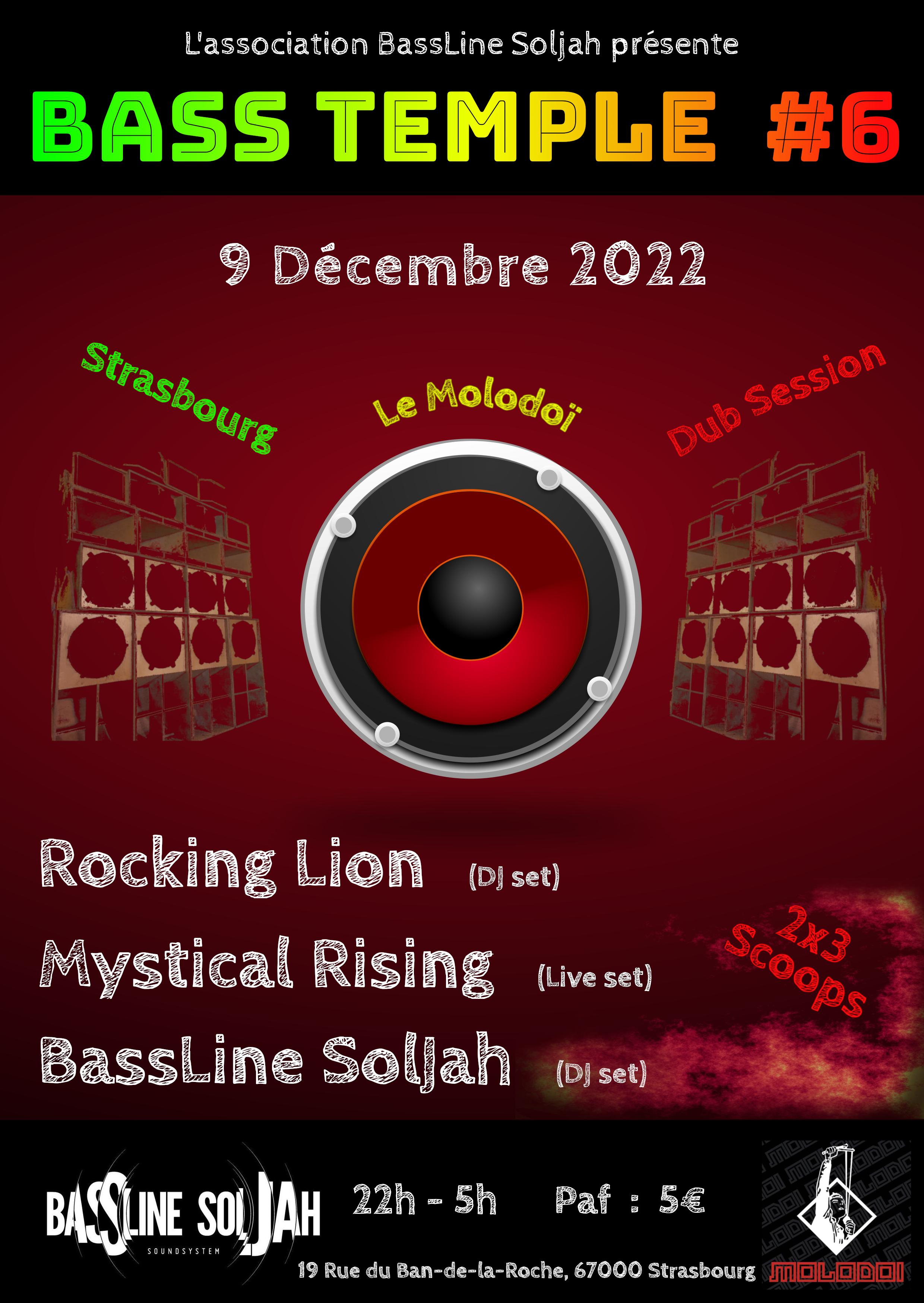 Zion Train featuring DubDadda – 20 MINUTES MIX – La Nuit du Dub #9 – 12 Décembre 2009 – © Culture Dub