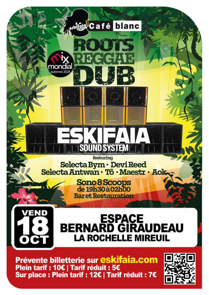 Poitiers Dub Night #1 – Samedi 09 Novembre 2024 – Espace Republic Corner, Poitiers (86) – Une 1ère édition pictavienne qui s’annonce déjà exceptionnelle !