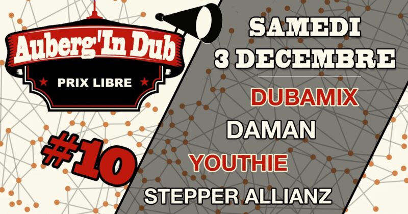 La Nuit du Dub #13 – Studios de Virecourt, Benassay – Samedi 9 Novembre
